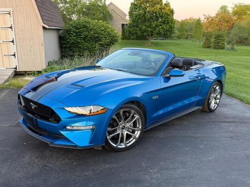 Blue 2019 Ford Mustang GT Premium