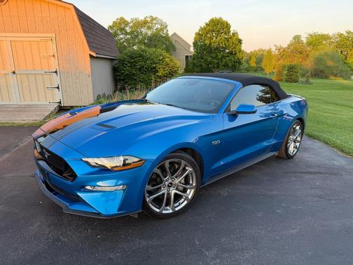 Blue 2019 Ford Mustang GT Premium