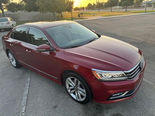 Red 2016 Volkswagen Passat 1.8T SEL Premium