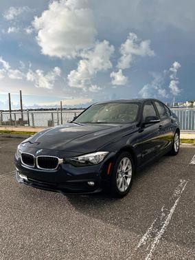 Blue 2017 BMW 320 i
