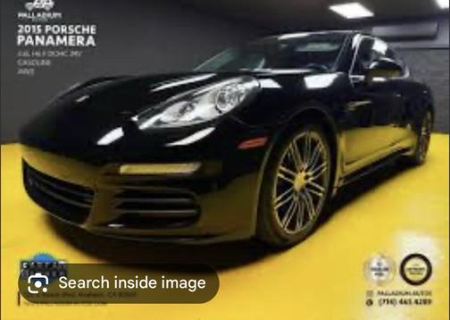 Black 2015 Porsche Panamera Panamera 4