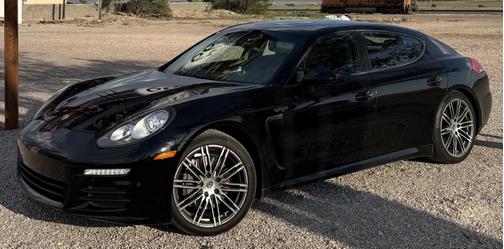 Black 2015 Porsche Panamera Panamera 4