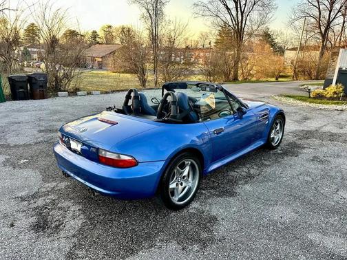 Blue 2001 BMW M Roadster