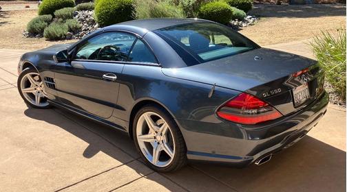 Silver 2011 Mercedes-Benz SL-Class SL 550