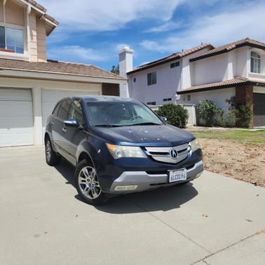Blue 2009 Acura MDX Technology