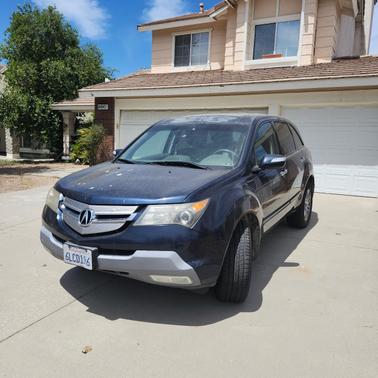 Blue 2009 Acura MDX Technology