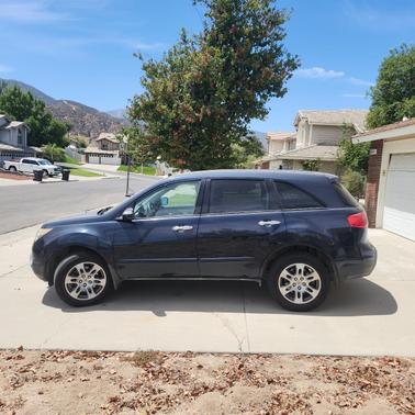 Blue 2009 Acura MDX Technology