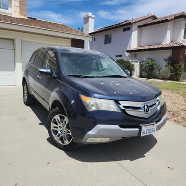 Blue 2009 Acura MDX Technology