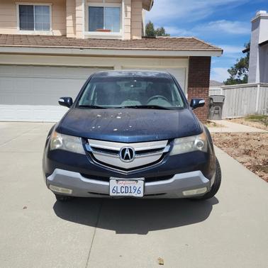 Blue 2009 Acura MDX Technology