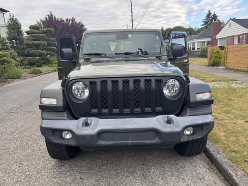 Green 2021 Jeep Wrangler Sport S