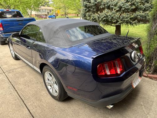 Blue 2011 Ford Mustang V6