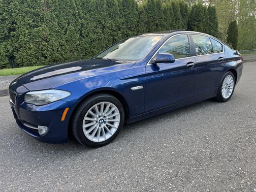 Blue 2011 BMW 535 i