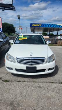 White 2008 Mercedes-Benz C-Class C 300 Sport