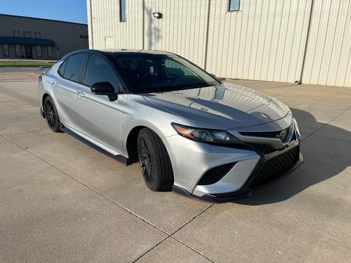 Silver 2020 Toyota Camry TRD
