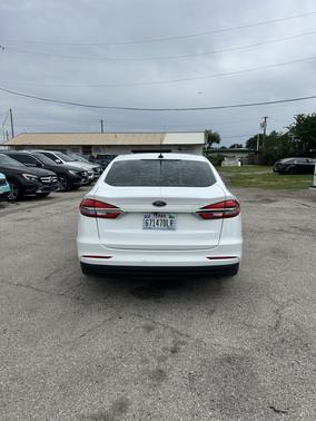 White 2019 Ford Fusion S