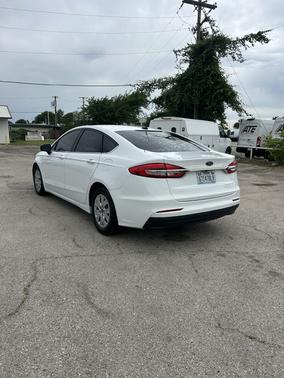 White 2019 Ford Fusion S