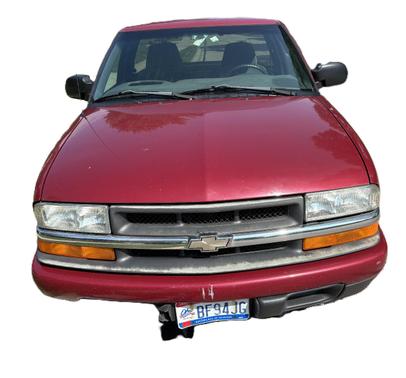 Red 2002 Chevrolet S-10 LS