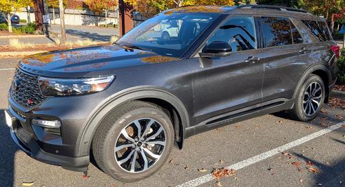 Gray 2020 Ford Explorer ST