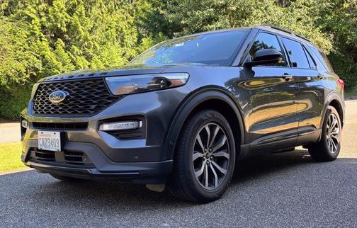 Gray 2020 Ford Explorer ST