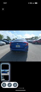 Blue 2019 Honda Civic Sport