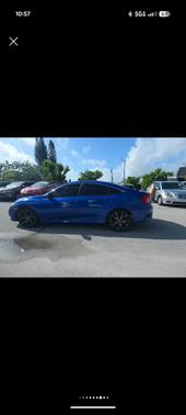 Blue 2019 Honda Civic Sport