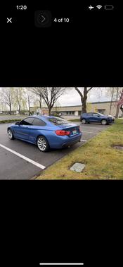 Blue 2015 BMW 435 i xDrive