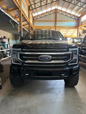 Black 2022 Ford F-350 Platinum
