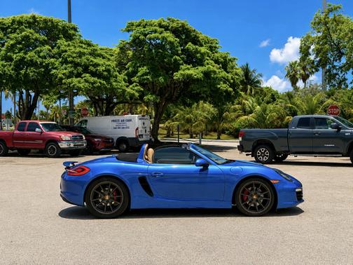Blue 2014 Porsche Boxster Boxster S