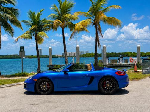 Blue 2014 Porsche Boxster Boxster S