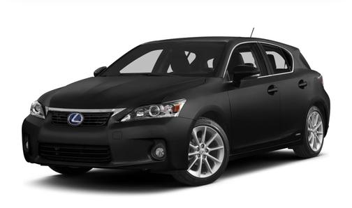 Black 2011 Lexus CT 200h Premium