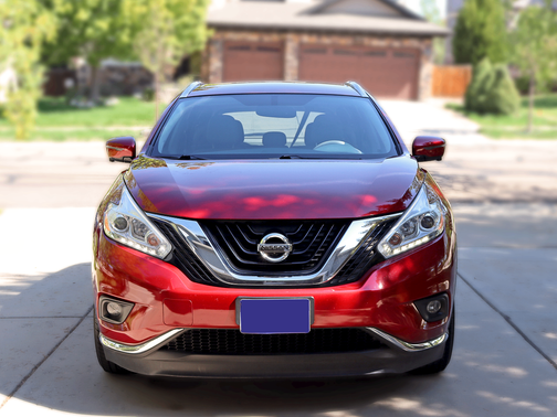 Red 2017 Nissan Murano SL