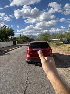Red 2011 Ford Edge Limited