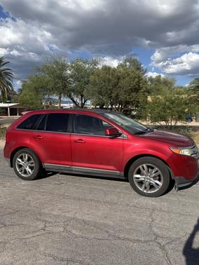 Red 2011 Ford Edge Limited