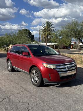 Red 2011 Ford Edge Limited