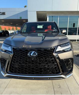 Gray 2025 Lexus LX 700h F SPORT