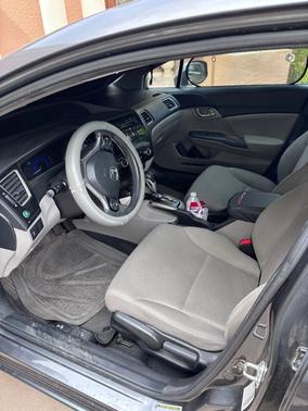 Gray 2013 Honda Civic LX