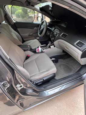 Gray 2013 Honda Civic LX