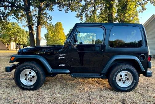 Black 1999 Jeep Wrangler Sport