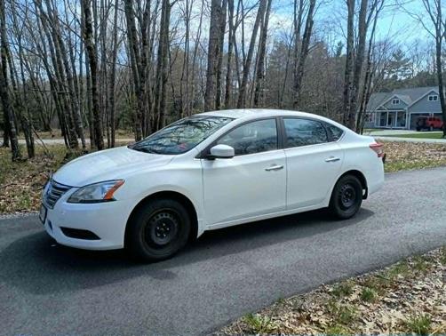 White 2015 Nissan Sentra S