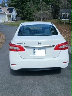 White 2015 Nissan Sentra S