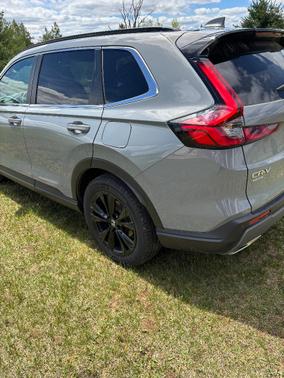 Gray 2025 Honda CR-V Hybrid Sport Touring