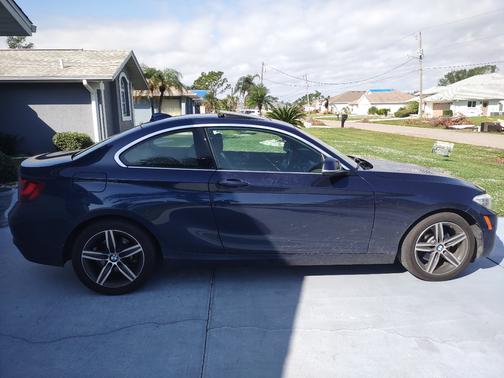 Blue 2017 BMW 230 i