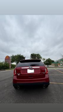 Red 2013 Ford Edge Limited