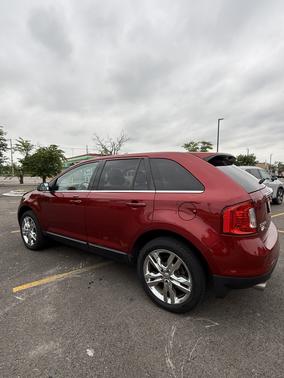 Red 2013 Ford Edge Limited