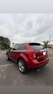 Red 2013 Ford Edge Limited