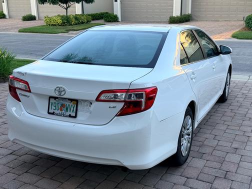White 2012 Toyota Camry LE