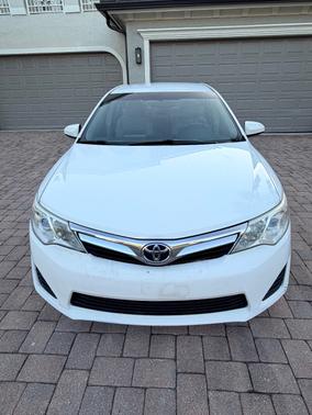 White 2012 Toyota Camry LE