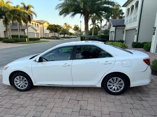 White 2012 Toyota Camry LE