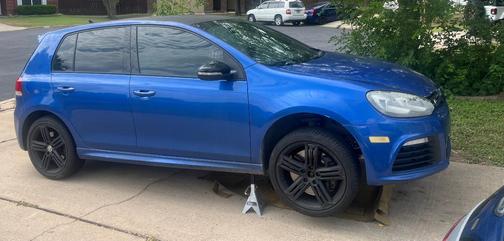 Blue 2013 Volkswagen Golf R 4-Door