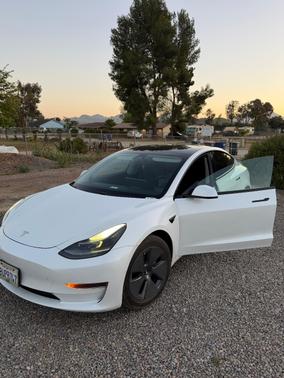 White 2021 Tesla Model 3 Standard Range Plus